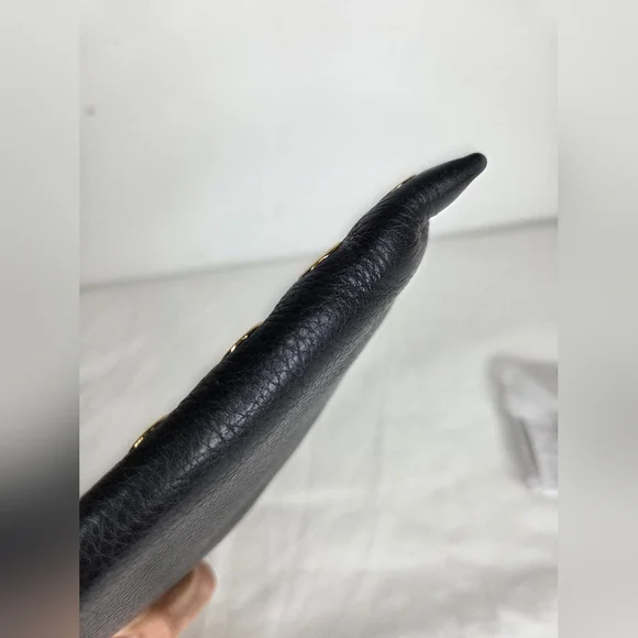 Michael Michael Kors Black and Gold Women's Clutch - Picture 5 of 11